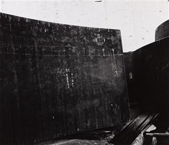 RALSTON CRAWFORD (1906-1978) Boulder Dam * Steel Plates, Coulee Dame, Washington.